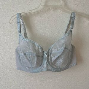 Surprise Vintage Lace floral Underwire bra 36D